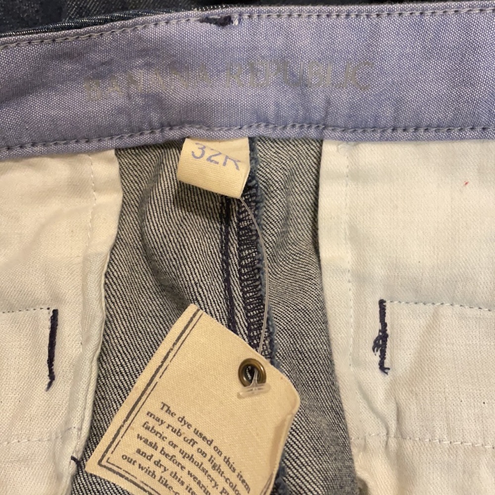 🔵🎉HP “NWT” TALL GIRLS DREAM FLARE LEG BANANA REPUBLIC DARK WASH TROUSERS - Picture 15 of 15